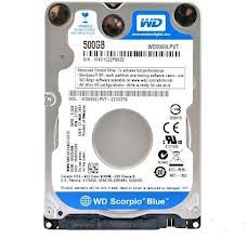 W,D, HDD 2,5 inch 500 GB 5400 RPM 8MB SATA NOTEBOOK